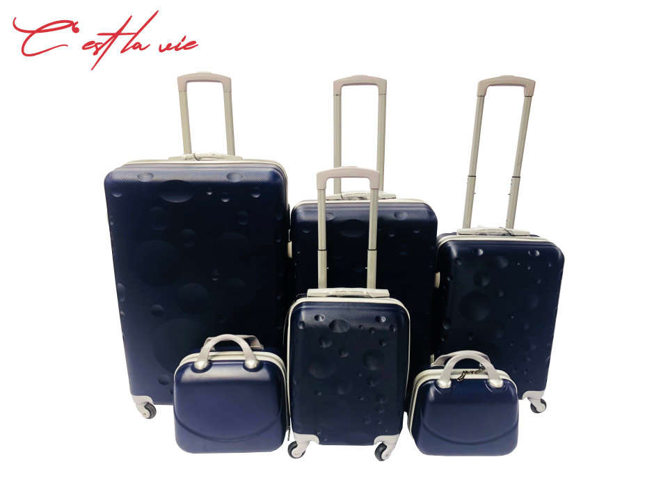 *special offer* 28 Set of 6 Suitcases Travel Trolley Luggage,ABS with Universal Wheels