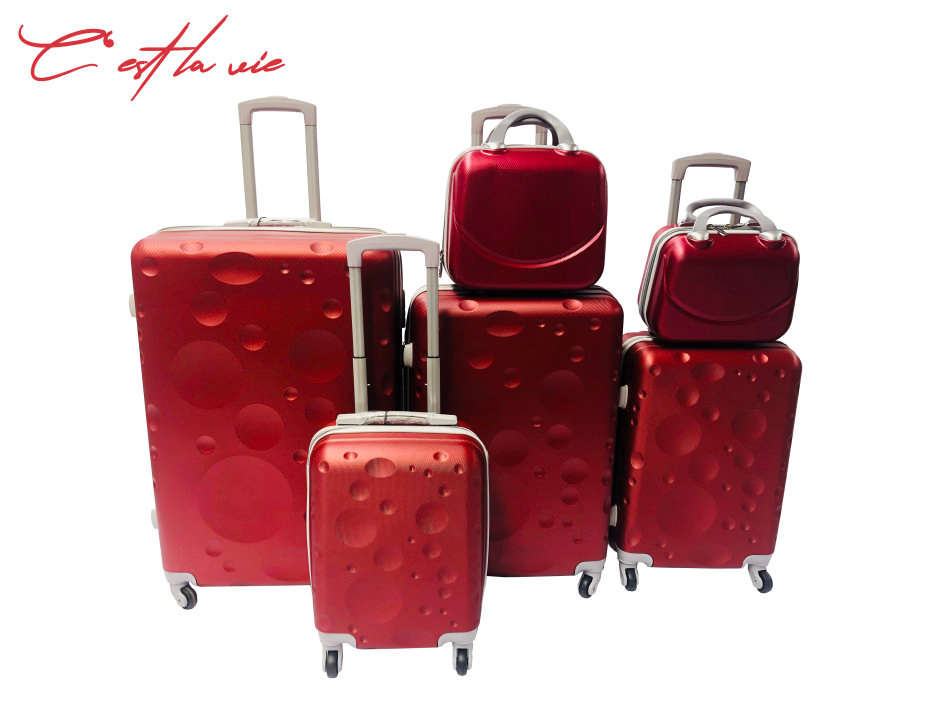 *special offer* 28 Set of 6 Suitcases Travel Trolley Luggage,ABS with Universal Wheels