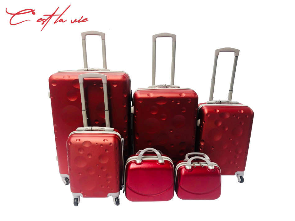 *special offer* 28 Set of 6 Suitcases Travel Trolley Luggage,ABS with Universal Wheels