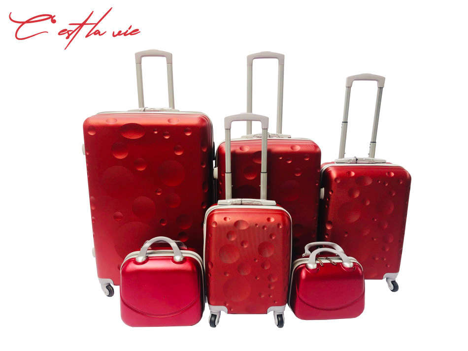 *special offer* 28 Set of 6 Suitcases Travel Trolley Luggage,ABS with Universal Wheels