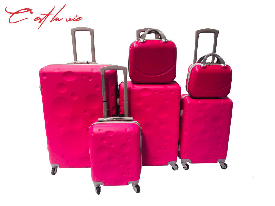 *special offer* 28 Set of 6 Suitcases Travel Trolley Luggage,ABS with Universal Wheels
