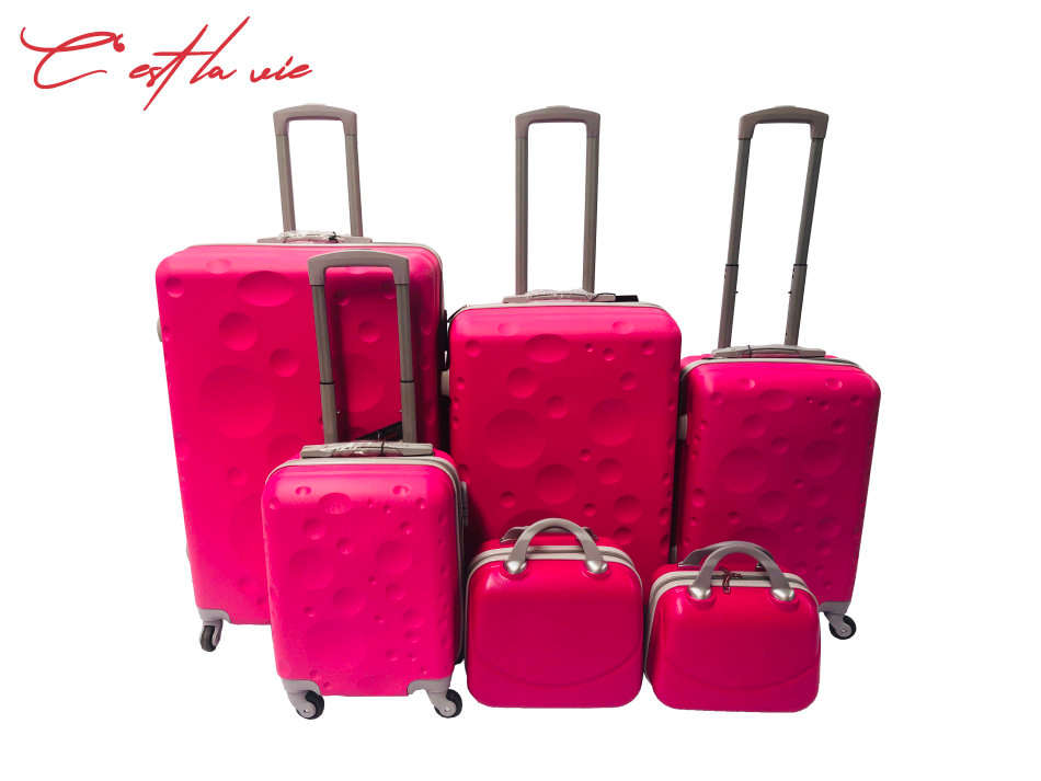 *special offer* 28 Set of 6 Suitcases Travel Trolley Luggage,ABS with Universal Wheels
