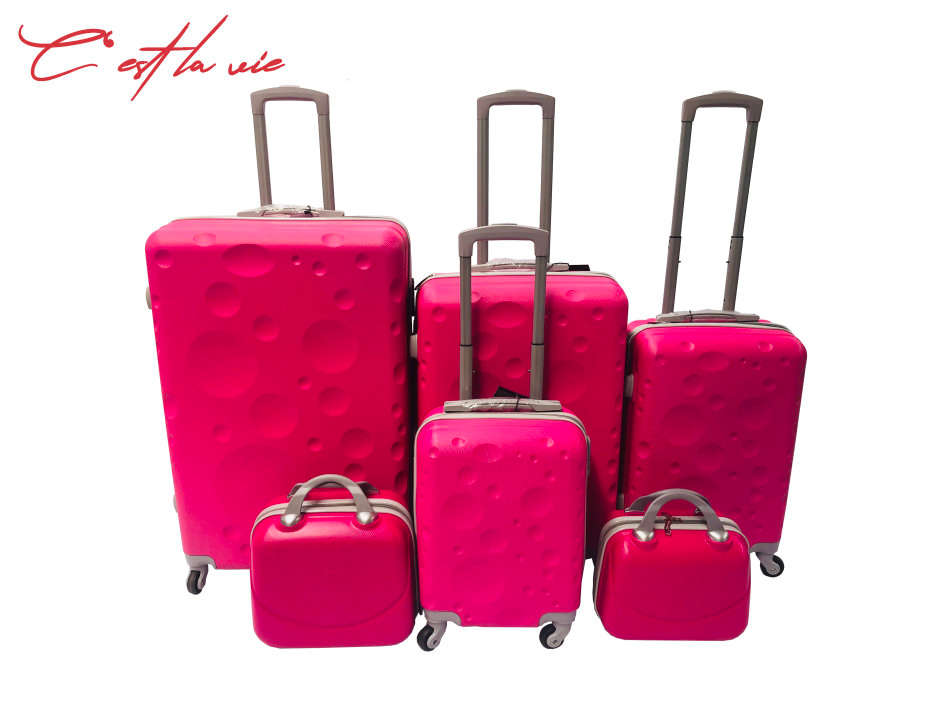 *special offer* 28 Set of 6 Suitcases Travel Trolley Luggage,ABS with Universal Wheels