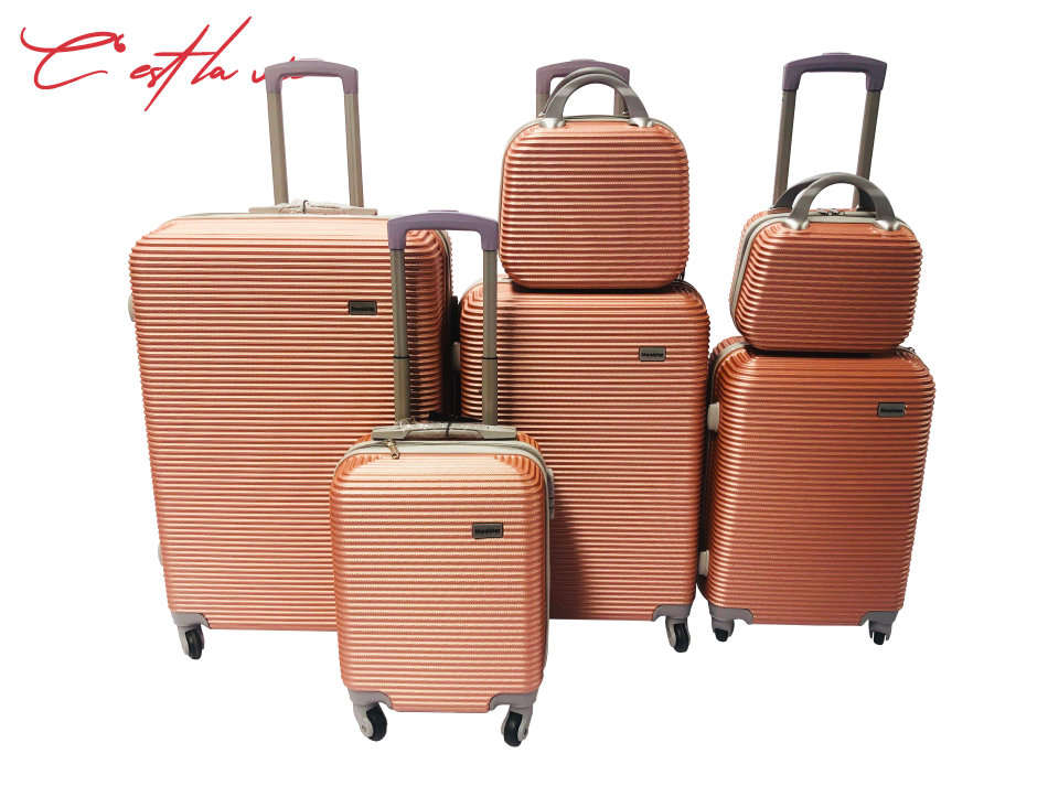 *special offer* 28 Set of 6 Suitcases Travel Trolley Luggage,ABS with Universal Wheels