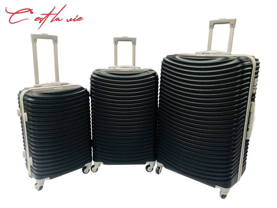 *special offer* 30 Set of 3 Suitcases Travel Trolley Luggage,ABS with Universal Wheels
