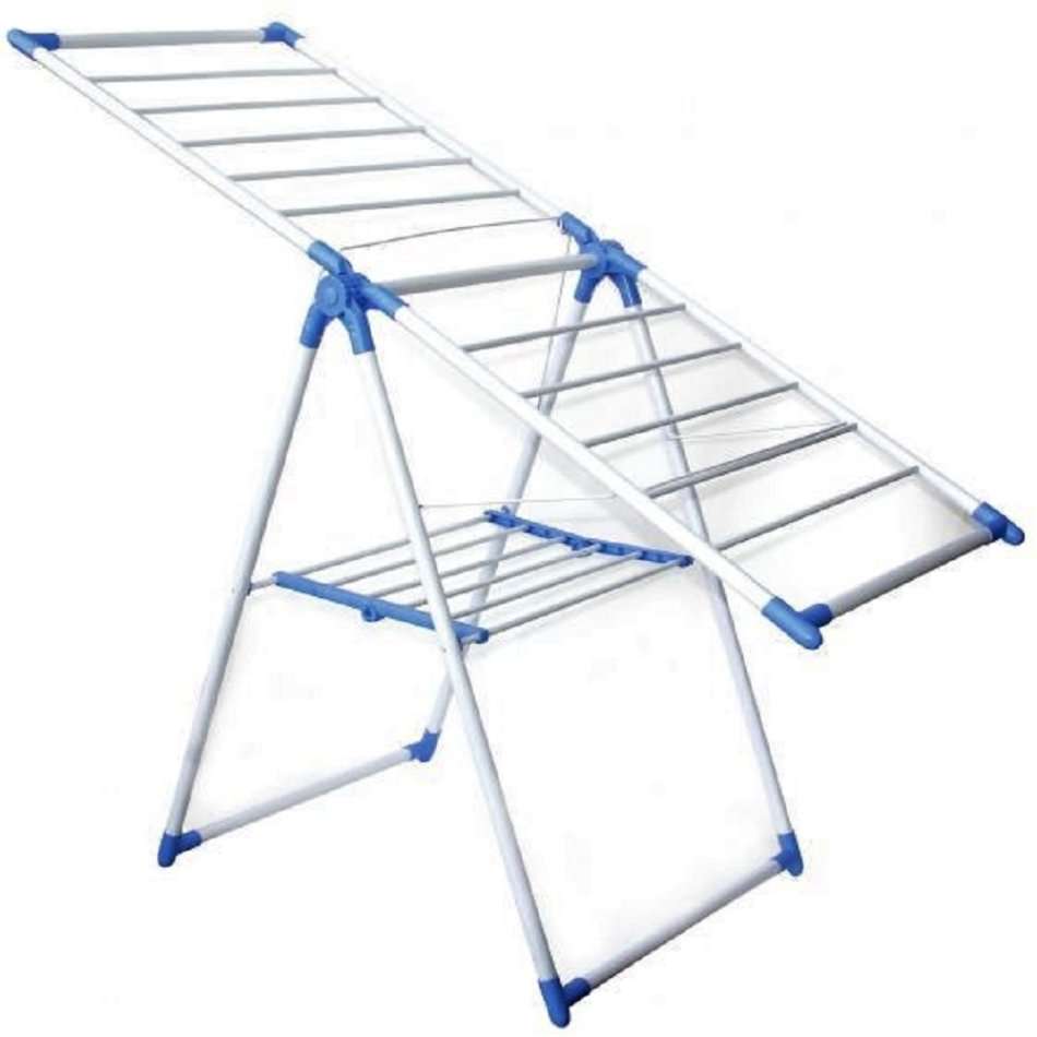 White/Gray Metal Foldable Drying Rack