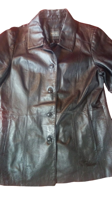 Large Genuine Leather Jacket Size:Large Free Delivery