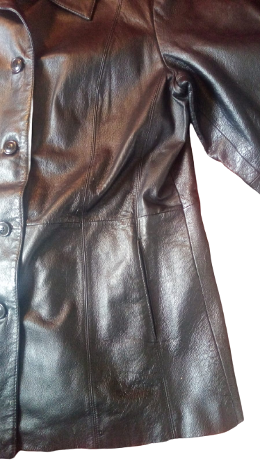 Large Genuine Leather Jacket Size:Large Free Delivery