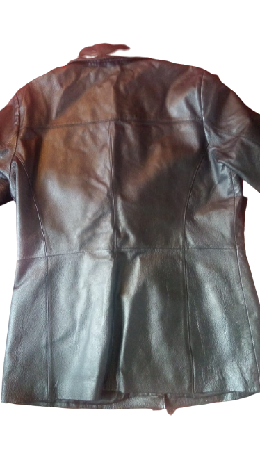 Large Genuine Leather Jacket Size:Large Free Delivery