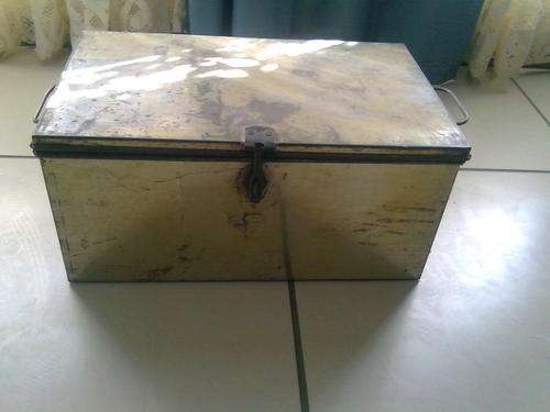 Old Tin Storage Box