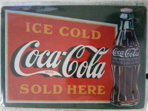 Coca Cola Metal Advertising