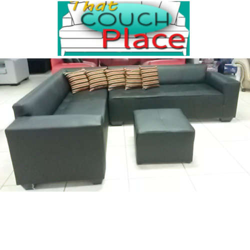 Corner Black Couch