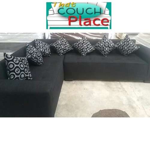 Corner Black Couch