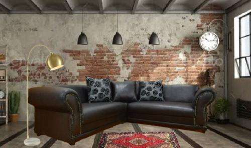 Corner Grey lounge suite