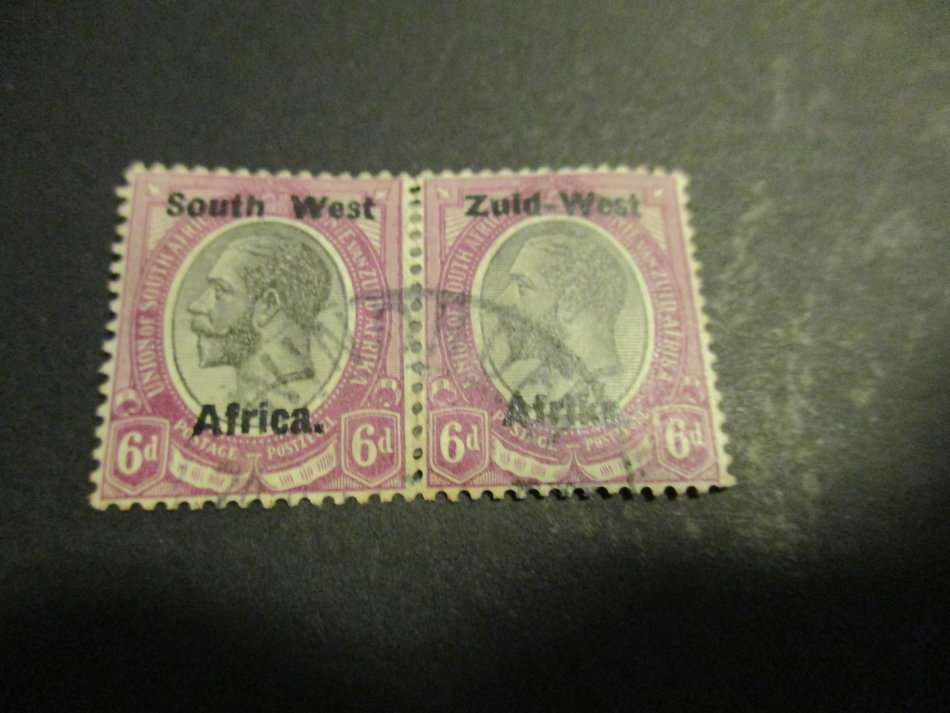 SWA MANDATE FROM 1919  [ 1923 JANUARY PORTRAIT OF KG V. ]  6 D