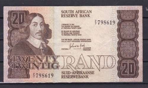 1 X 1981 R20 Z 7 PEPLACEMENT NOTE - GPC DE KOCK - AS PER SCAN