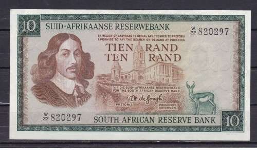 1 X R10 W 22 - 1976 REPLACEMENT NOTE - AS PER SCAN - IN UNC CONDITION