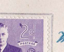 UNION - 1947 - ROYAL VISIT COVER OF NOTE - VARIETY BIRD ON 2 - ONLY 4 X COVERS SEEN TO DATE -