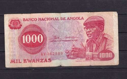 BANK NOTES X 3 - MALAWI X 2 1964 - 1X ANGOLA 1976 NOTE / AS PER SCAN