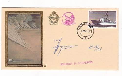 FDC - SAAF - NO 10 - MULT SIGNED - G/CONDITION