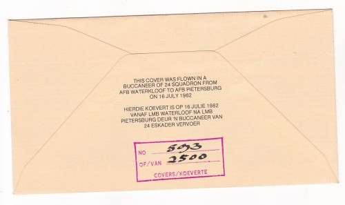 FDC - SAAF - NO 10 - MULT SIGNED - G/CONDITION