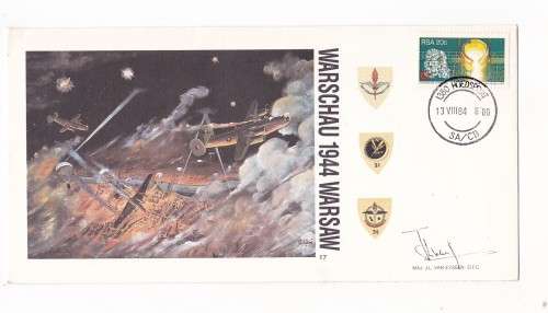 FDC - WARSCHAU 1944 WARDAW - SIGNED