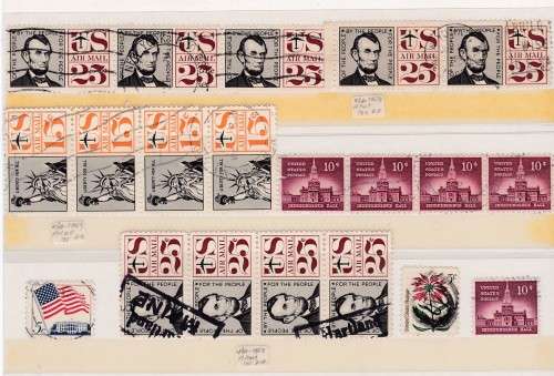 AMERICA - LOTS OF STAMS AS PER SCHEDULE - 1893 - AND ON WARDS