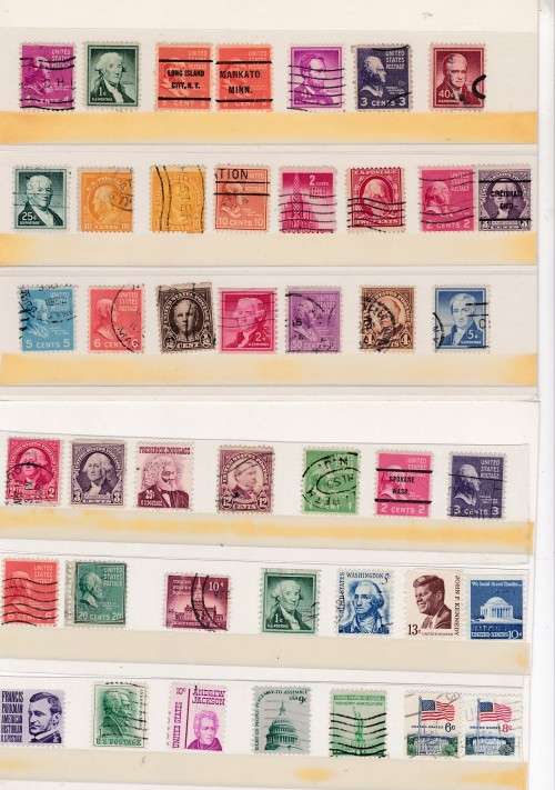 AMERICA - LOTS OF STAMS AS PER SCHEDULE - 1893 - AND ON WARDS