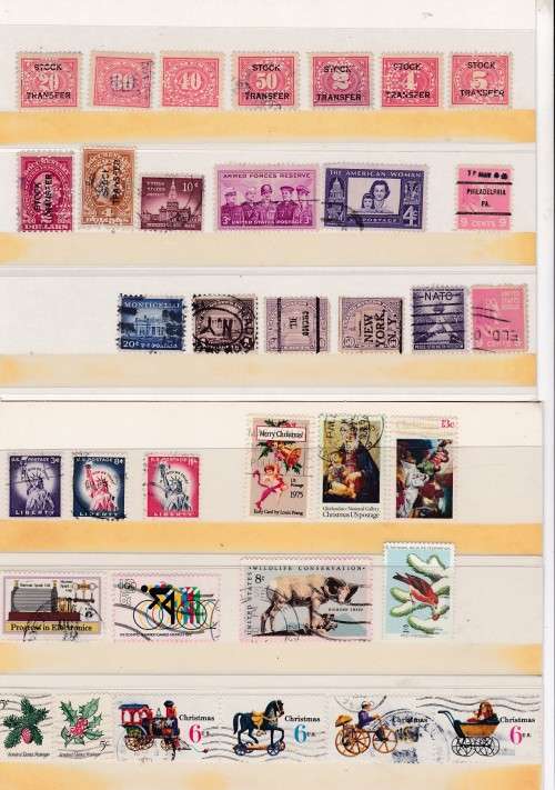 AMERICA - LOTS OF STAMS AS PER SCHEDULE - 1893 - AND ON WARDS