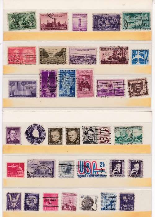 AMERICA - LOTS OF STAMS AS PER SCHEDULE - 1893 - AND ON WARDS