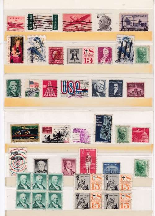 AMERICA - LOTS OF STAMS AS PER SCHEDULE - 1893 - AND ON WARDS