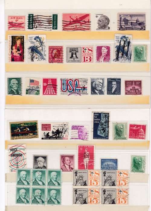 AMERICA - LOTS OF STAMS AS PER SCHEDULE - 1893 - AND ON WARDS