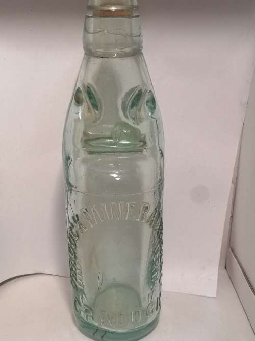 Old Vintage Bottles - 10 oz - CODD BOTTLES - CRADOCK MINERAL WATER - Co - AS PER SCAN