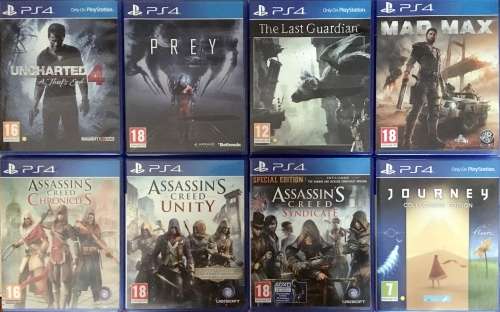 PS4 8 Game Bundle Pack