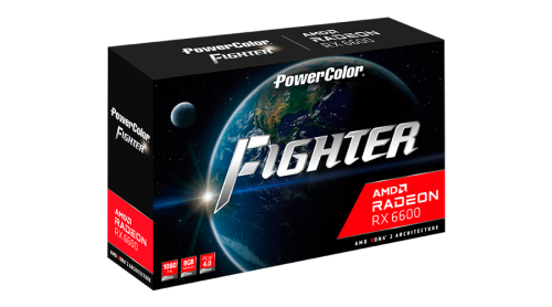PowerColor Fighter AMD Radeon RX 6600 8GB GDDR6