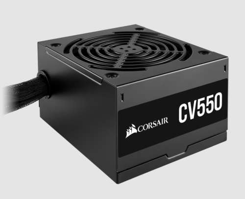Corsair CV550 550W 80 Plus Bronze Certified Non-Modular Black Desktop Power Supply