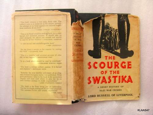The Sourge of the Swastika by Lord Russel of Liverpool hardcover (history of nazi War Crimes ) 1955