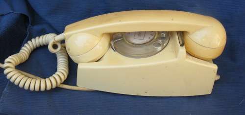 Vintage rotary telephone