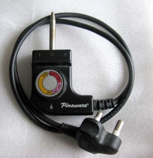 Thermostat Control for Pineware Frying Pan : Pin 5.5cm long