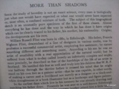 More Than Shadows - Arnold Palmer - Hardcover Reprint  1948