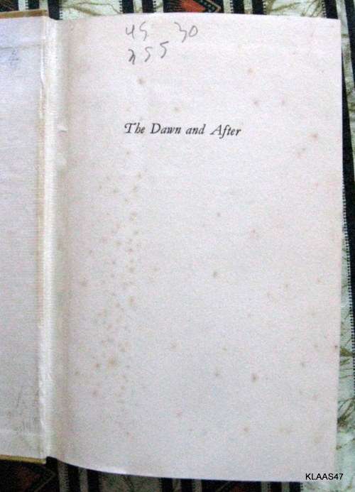 The dawn and after by Victor Pohl hardcover 1st  1964 ex library