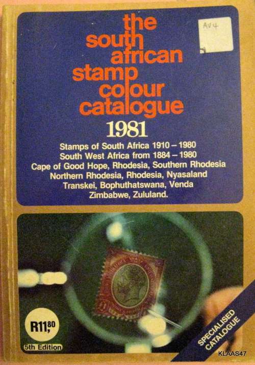 BACK COPIES OF THE SOUTH AFRICAN STAMP COLOUR CATALOGUE : 1980-1995 : 4TH - 19TH EDITION