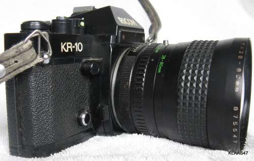 RICOH : KR-10 CAMERA : LENS - MAKINON MC ZOOM