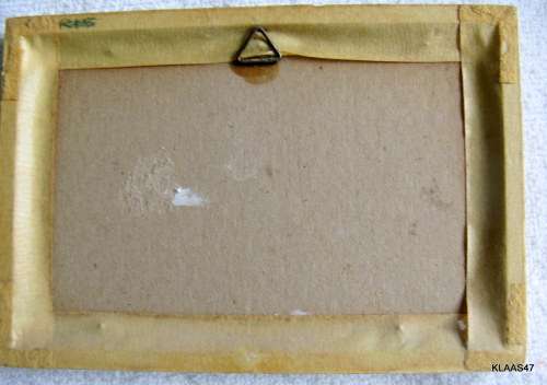 SMALL PAINTING : RHINO : SIGNED JOSE