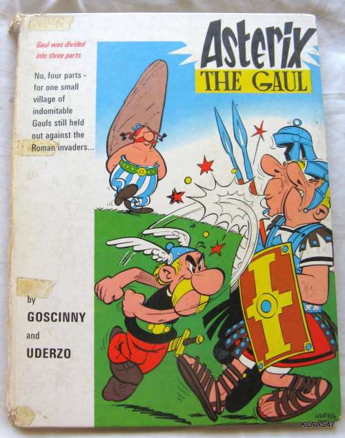 ASTERIX THE GAUL HARDCOVER  1973 SPINE BADLY DAMAGE