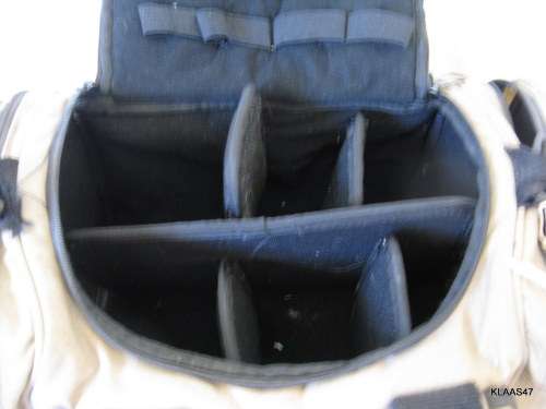 CAMERA BAG : 40X21X21CM : CPC USA : 2 SMALL POCKETS IN FRONT NOT INCLUDED IN MEASUREMENTS
