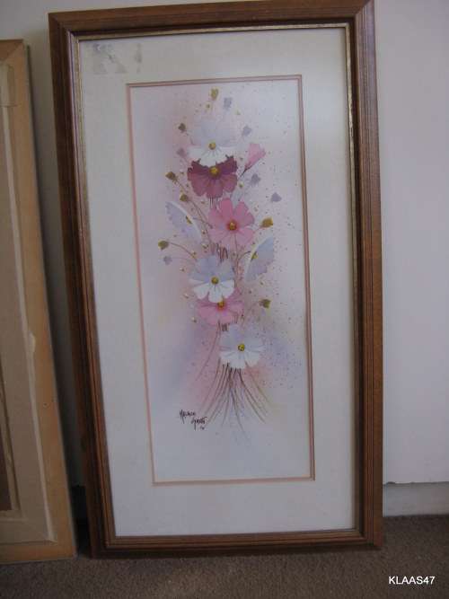 COSMOS : MALACHI SMITH : MIXED MEDIA : FRAMED SIZE - 79x44cm