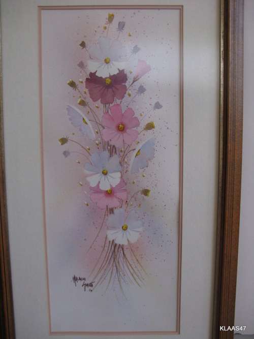 COSMOS : MALACHI SMITH : MIXED MEDIA : FRAMED SIZE - 79x44cm