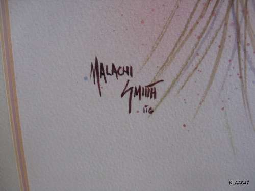 COSMOS : MALACHI SMITH : MIXED MEDIA : FRAMED SIZE - 79x44cm