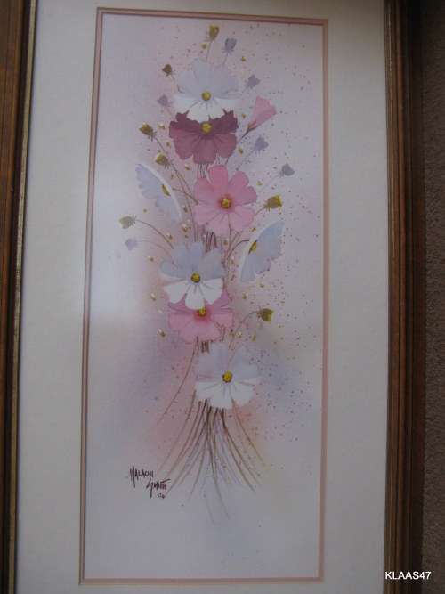 COSMOS : MALACHI SMITH : MIXED MEDIA : FRAMED SIZE - 79x44cm